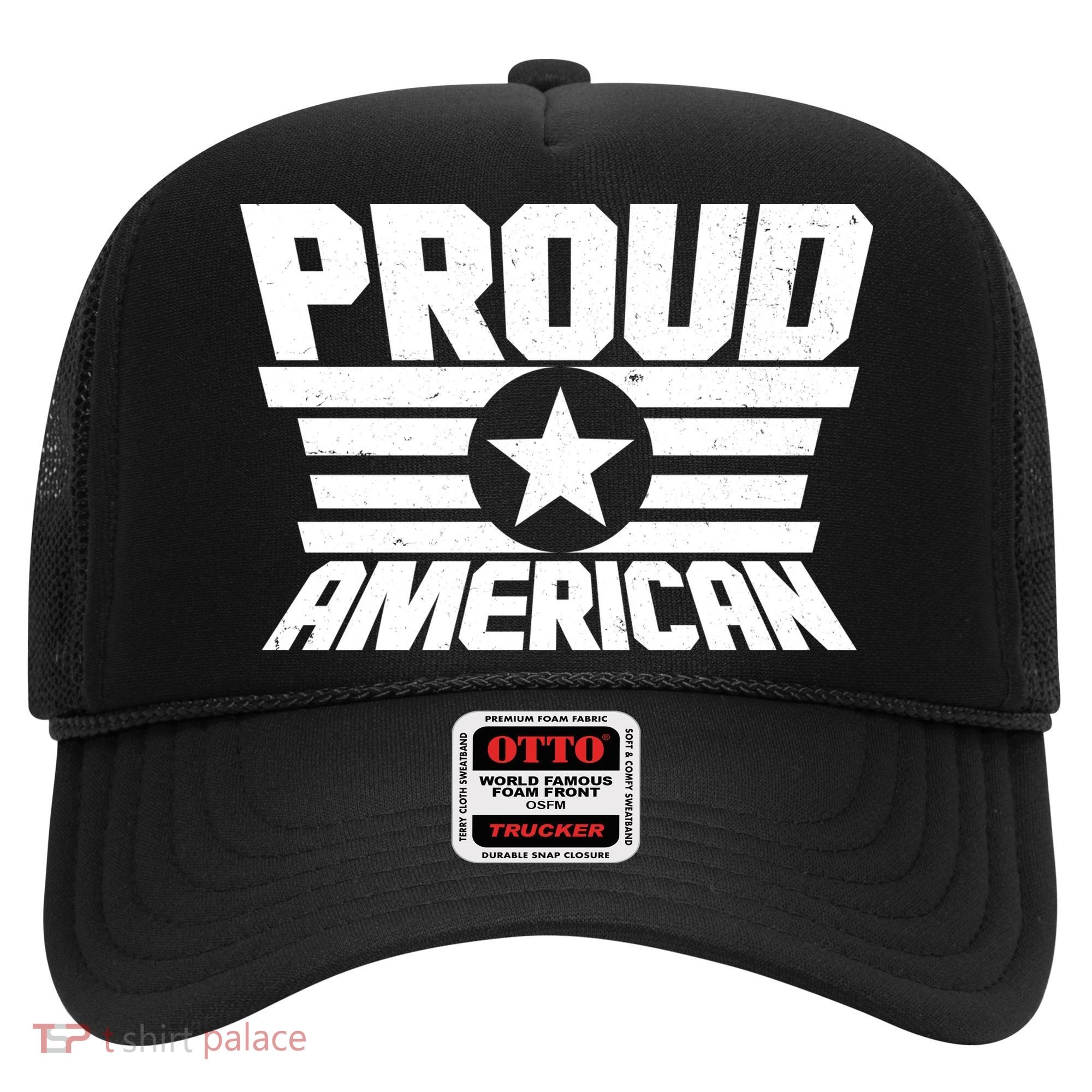 Distressed Proud American USA Patriot Hat