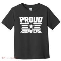 Distressed Proud American USA Patriot Toddler T-Shirt thumb 0