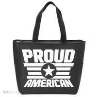 Distressed Proud American USA Patriot Tote Bag thumb 0