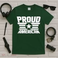 Distressed Proud American USA Patriot T-Shirt thumb 5