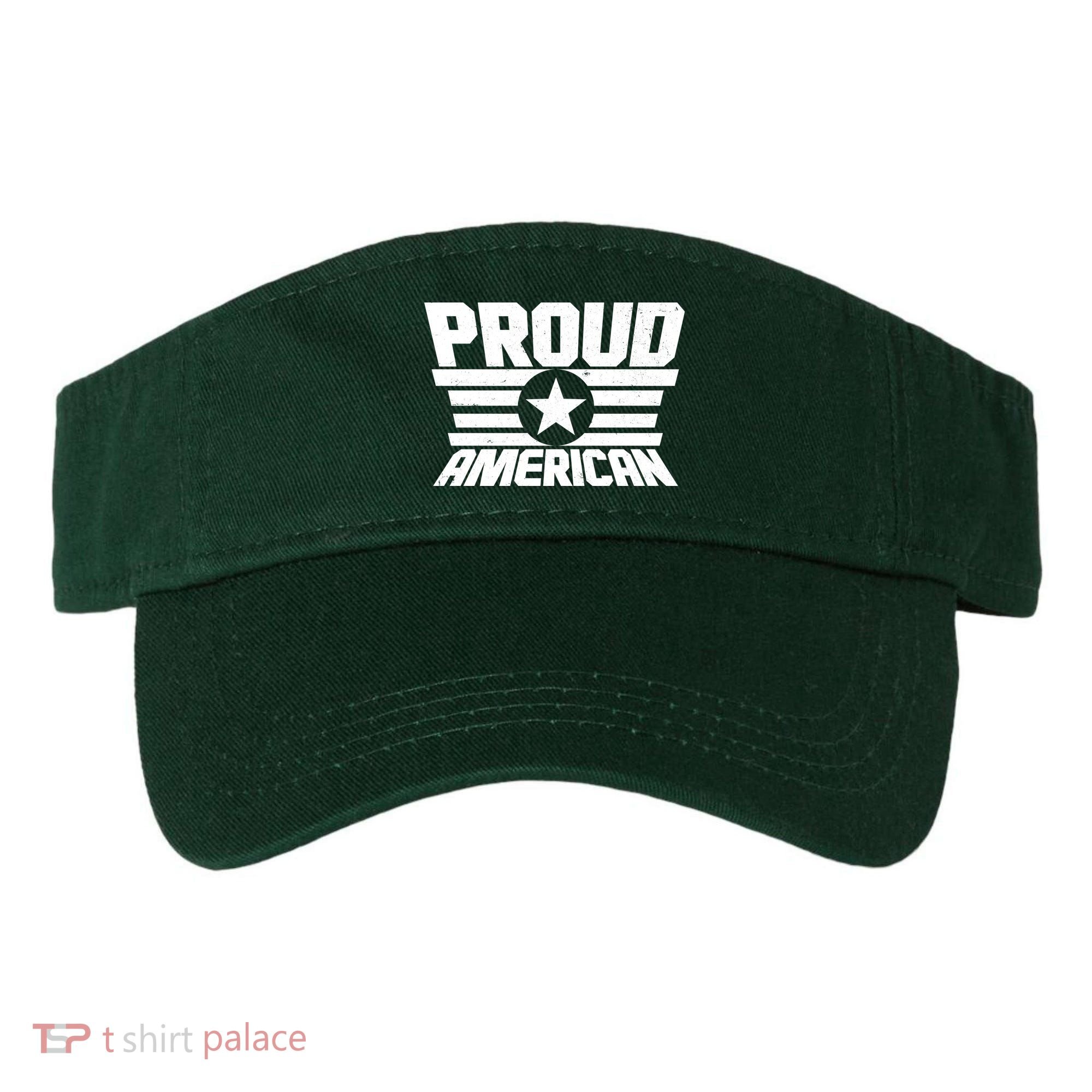 Distressed Proud American USA Patriot Visor