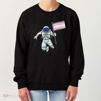 Demigirl Pride Astronaut Flag Women's Sweatshirt thumb 0