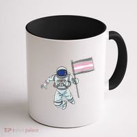 Demigirl Pride Astronaut Flag Coffee Mug thumb 1