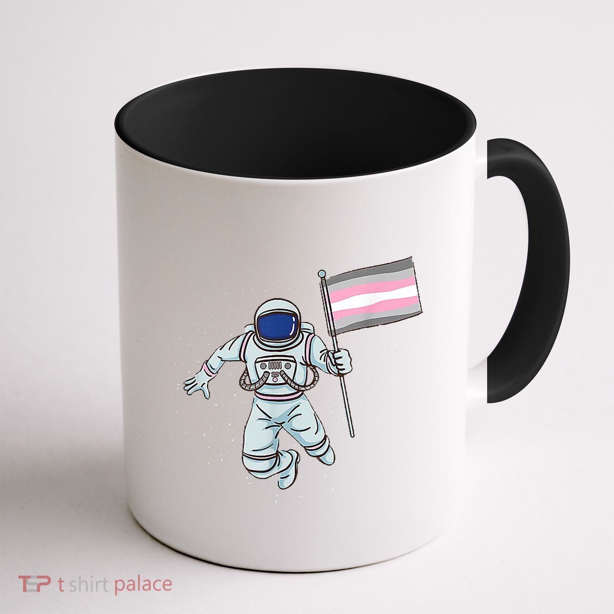 Demigirl Pride Astronaut Flag Coffee Mug