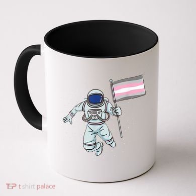 Demigirl Pride Astronaut Flag Coffee Mug