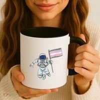 Demigirl Pride Astronaut Flag Coffee Mug thumb 3