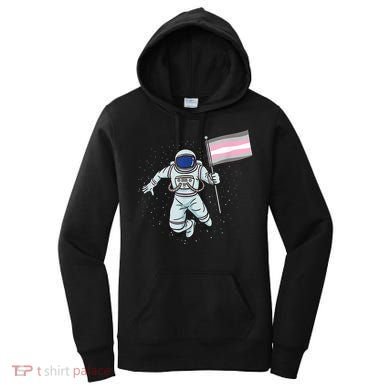 Demigirl Pride Astronaut Flag Women's Hoodie