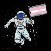 Demigirl Pride Astronaut Flag Women's Hoodie thumb 2