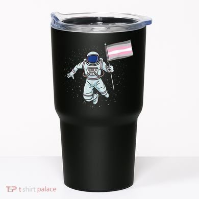 Demigirl Pride Astronaut Flag Tumbler