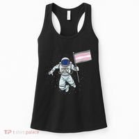 Demigirl Pride Astronaut Flag Women's Tank Top thumb 0