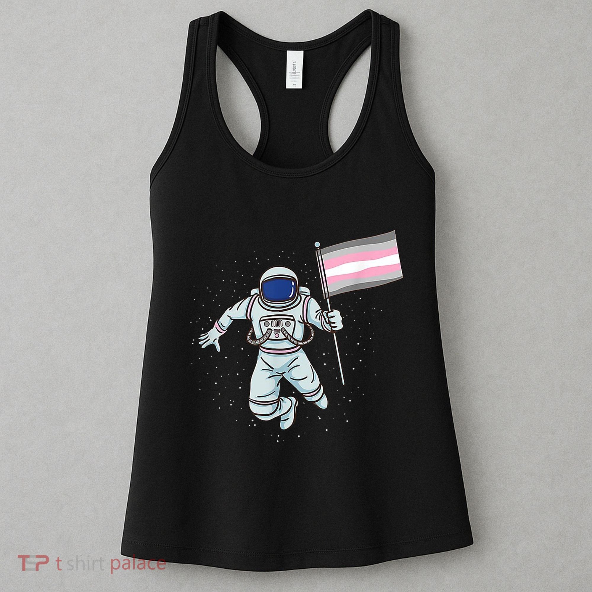 Demigirl Pride Astronaut Flag Women's Tank Top