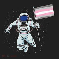 Demigirl Pride Astronaut Flag Hat thumb 2