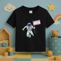Demigirl Pride Astronaut Flag Toddler T-Shirt thumb 3