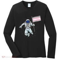 Demigirl Pride Astronaut Flag Women's Long Sleeve Shirt thumb 0