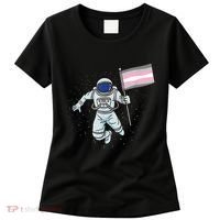 Demigirl Pride Astronaut Flag Women's T-Shirt thumb 0