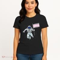 Demigirl Pride Astronaut Flag Women's T-Shirt thumb 4