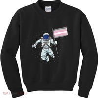 Demigirl Pride Astronaut Flag Kids Sweatshirt thumb 0