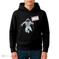 Demigirl Pride Astronaut Flag Kids Hoodie thumb 4