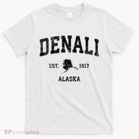 Denali Park Alaska AK Vintage Sports Print T-Shirt thumb 0