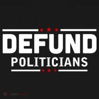 Defund Politicians Anti Government Ornament thumb 1
