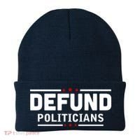 Defund Politicians Anti Government Beanie thumb 0