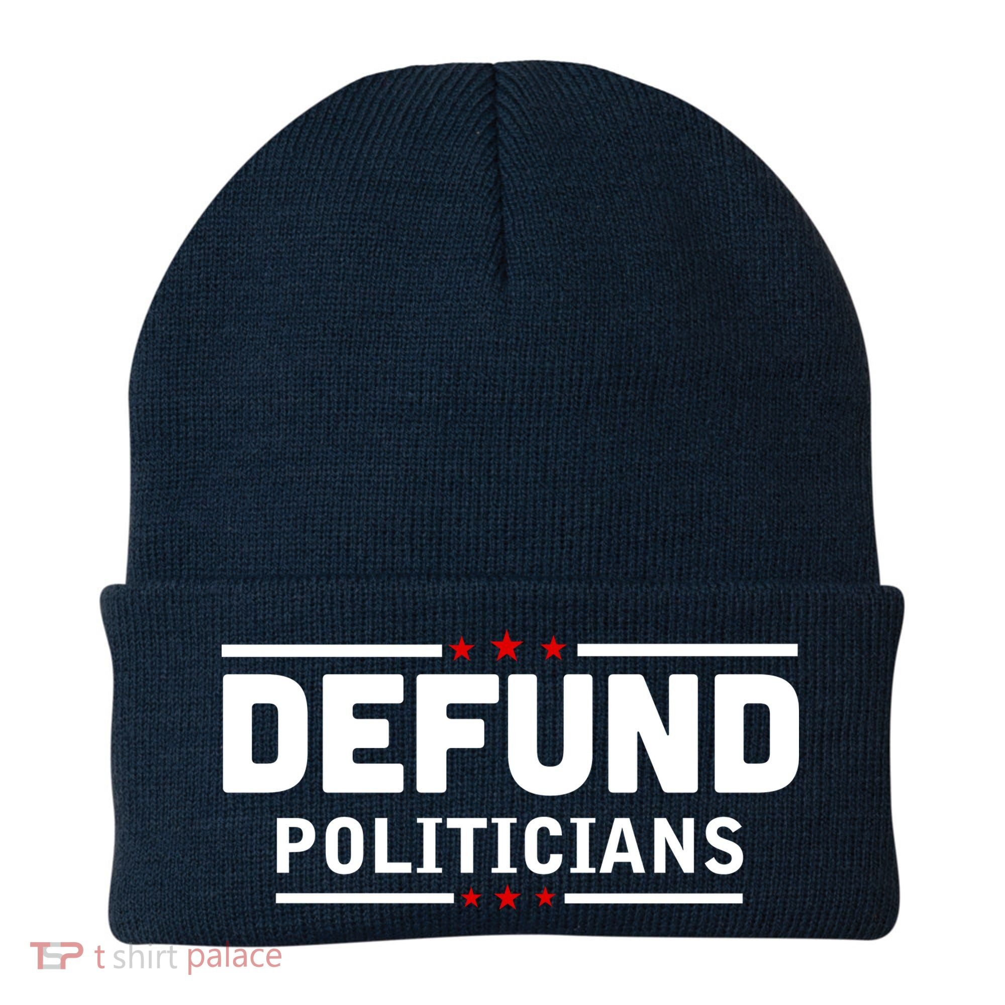 Defund Politicians Anti Government Beanie
