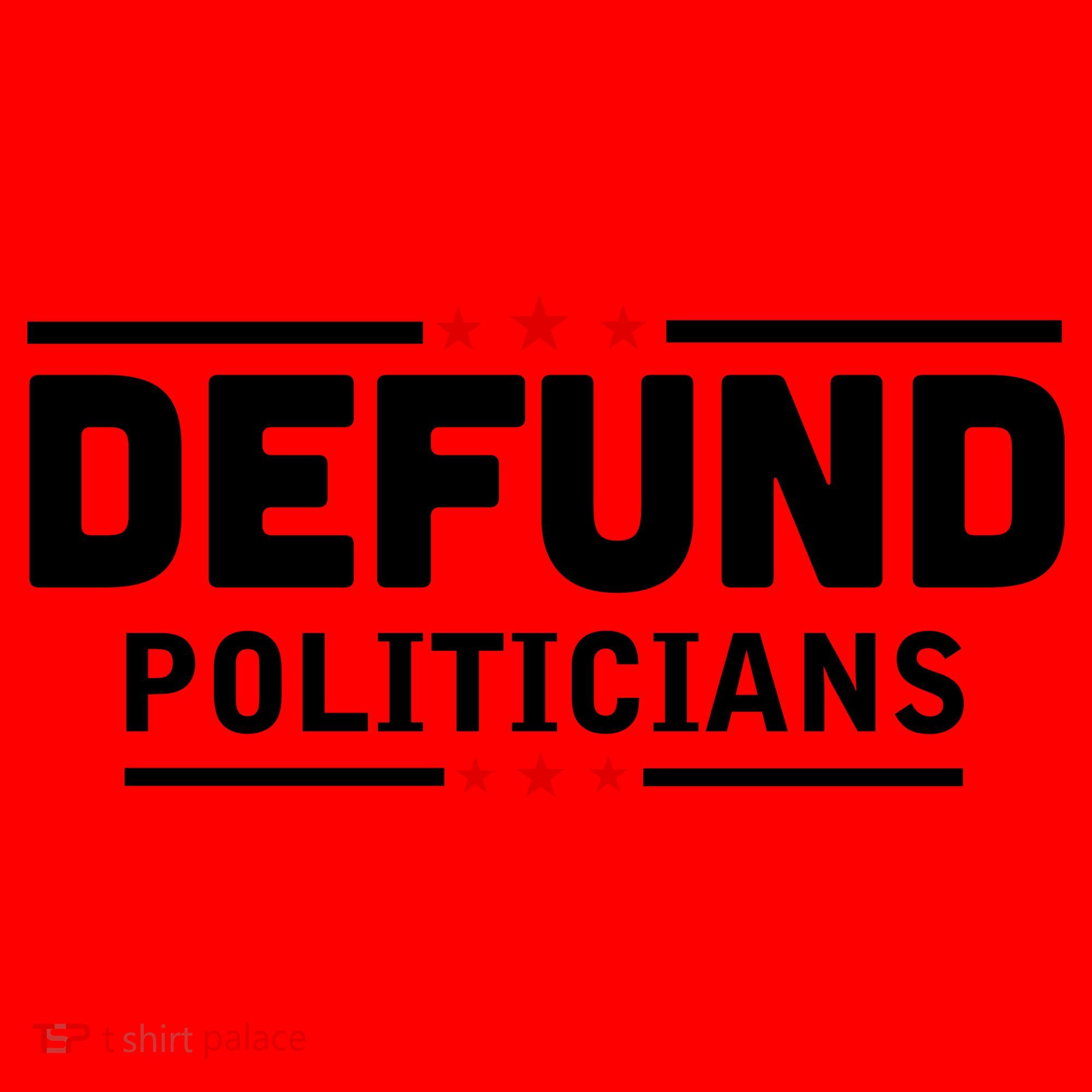 Defund Politicians Anti Government Santa Hat