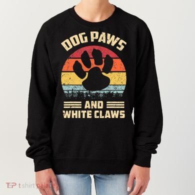 Dog paws and white claws Women's Sweatshirt