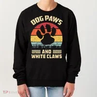 Dog paws and white claws Women's Sweatshirt thumb 0