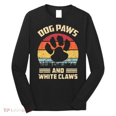 Dog paws and white claws Long Sleeve Shirt