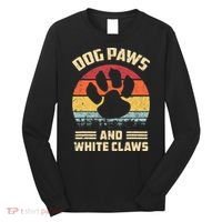 Dog paws and white claws Long Sleeve Shirt thumb 0