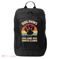 Dog paws and white claws City Backpack thumb 0