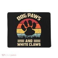 Dog paws and white claws Mousepad thumb 0