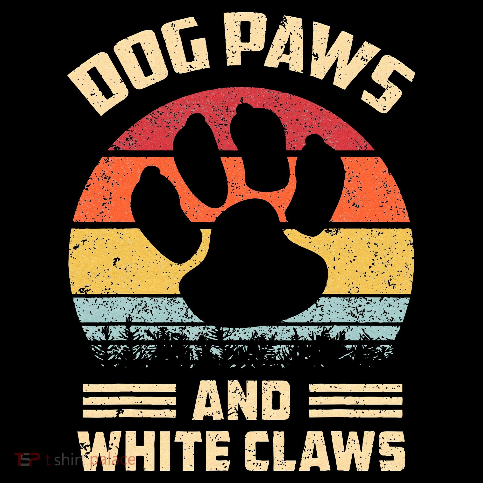 Dog paws and white claws Mousepad