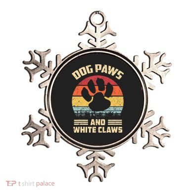 Dog paws and white claws Ornament