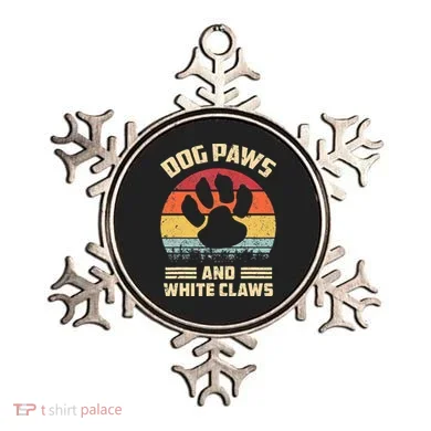 Dog paws and white claws Ornament