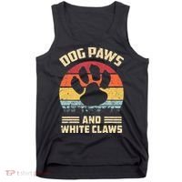 Dog paws and white claws Tank Top thumb 0