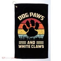 Dog paws and white claws Golf Towel thumb 0