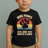 Dog paws and white claws Toddler T-Shirt thumb 2