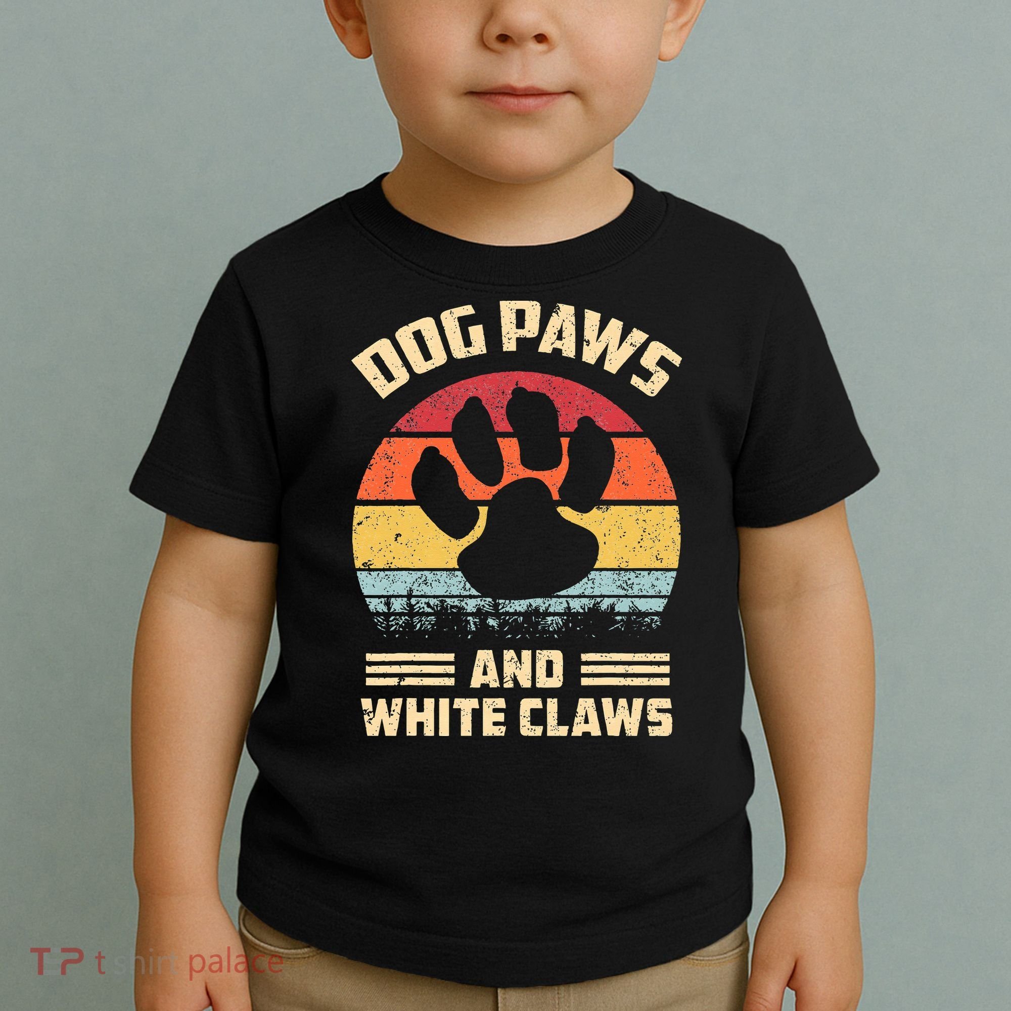 Dog paws and white claws Toddler T-Shirt
