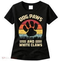 Dog paws and white claws Women's T-Shirt thumb 0