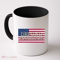 Defund Politicians American Flag Coffee Mug thumb 0