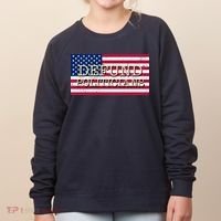 Defund Politicians American Flag Women's Sweatshirt thumb 0
