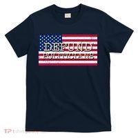 Defund Politicians American Flag T-Shirt thumb 0