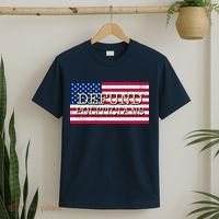 Defund Politicians American Flag T-Shirt thumb 2