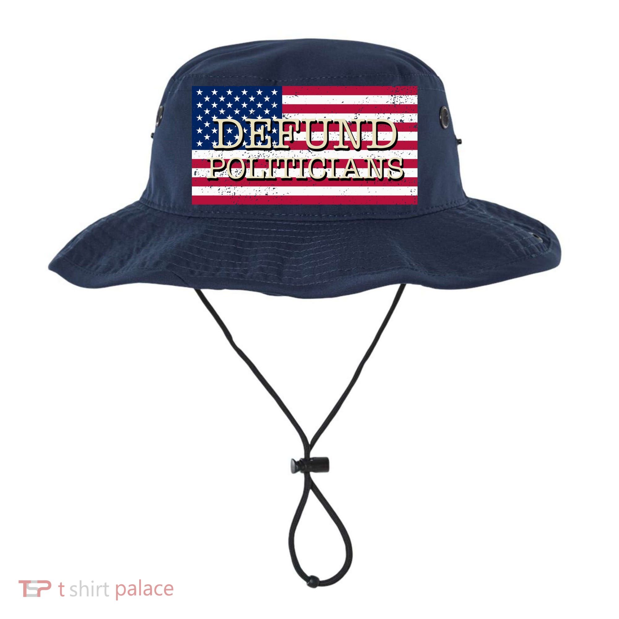 Defund Politicians American Flag Bucket Hat