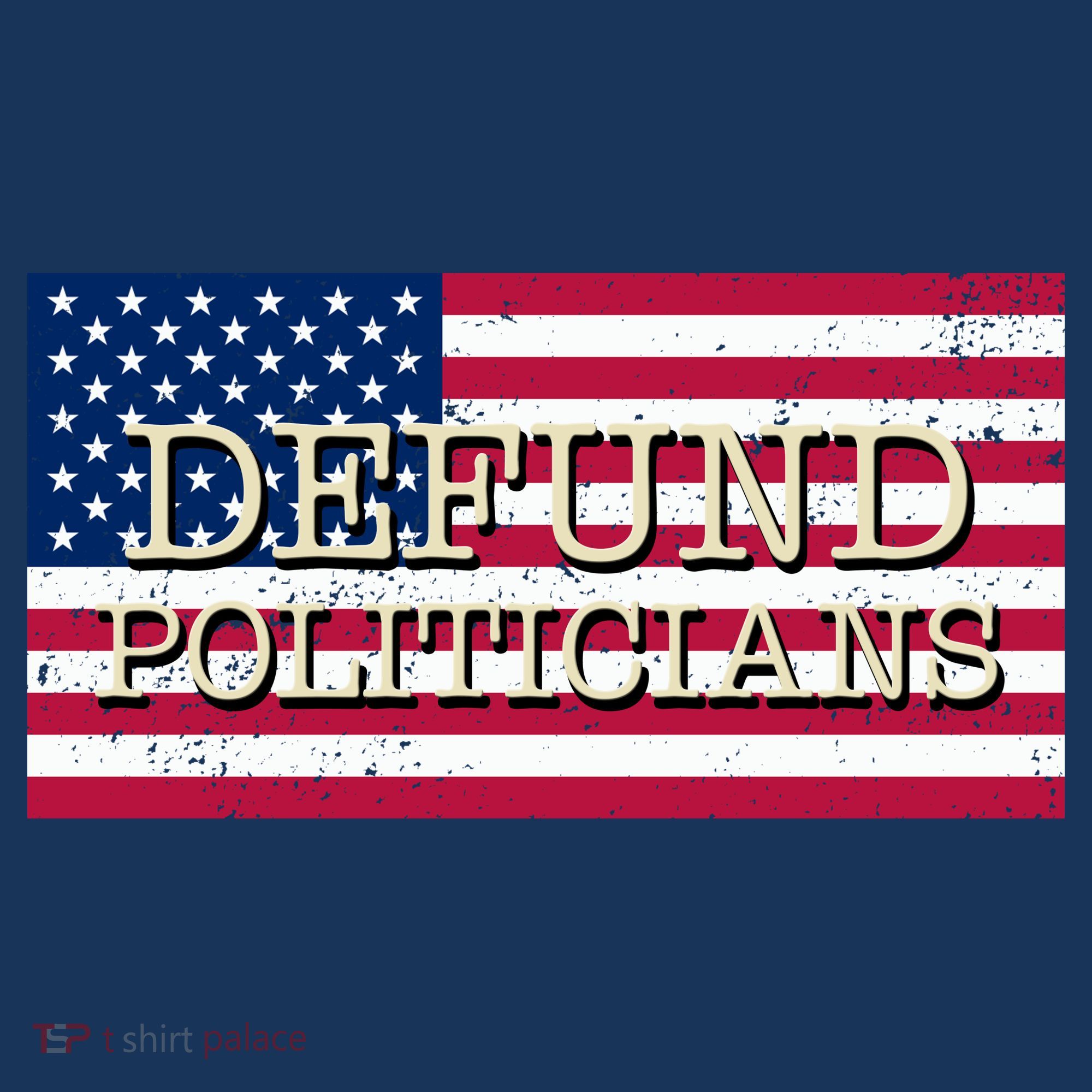Defund Politicians American Flag Women's Hoodie