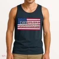 Defund Politicians American Flag Tank Top thumb 3