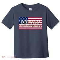 Defund Politicians American Flag Toddler T-Shirt thumb 0