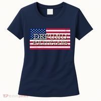 Defund Politicians American Flag Women's T-Shirt thumb 0